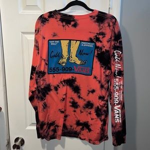Rare vans long sleeve tshirt